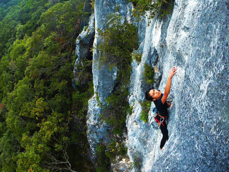 Tecnical crux at the end.