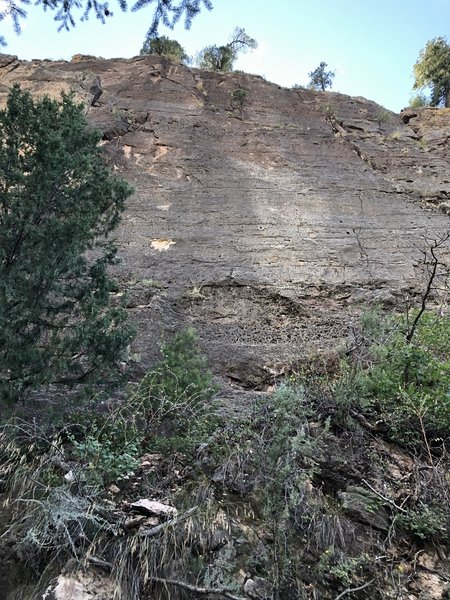 A view from the base.
