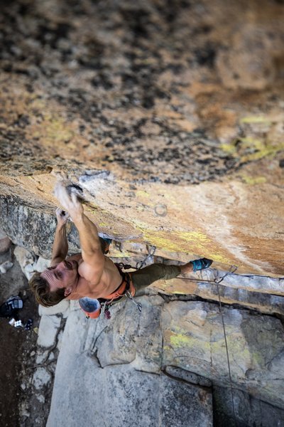 A short, sustained climb but so good! Overhung, powerful moves on small/sharp crimps through the crux section. Better holds up top but does not let up. Puts your power endurance to the test.