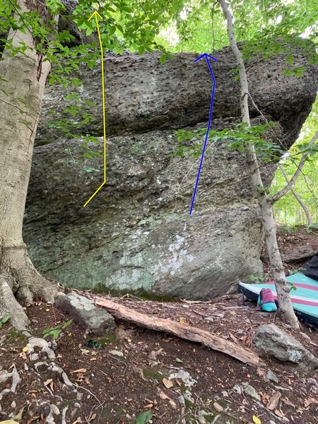Yellow - Big Screw
<br>
Blue - Little Screw