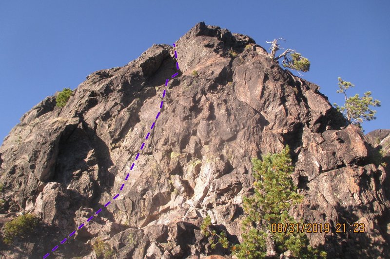 Route up. You can totes make your own route