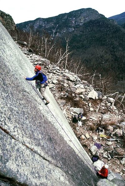 Climber, Ben Savage on Condescender. Photo by Jamie Cunningham.