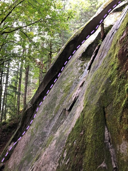 View from the right side of Leeper's Z (5.7).