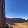 Full-day shade, solid rock, and an amazing view of the Bridger Jacks make this a great spot to climb!