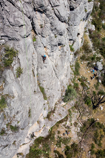 Makenzie climbing "Shouldn't Be Too Bad"