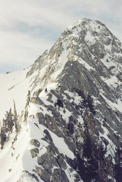 North ridge from small pass