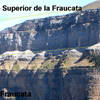 Fraucata "Superior" sits above Fraucata right of the cascades. Compare area outlined to photo on pages 40-41 of the guidebook