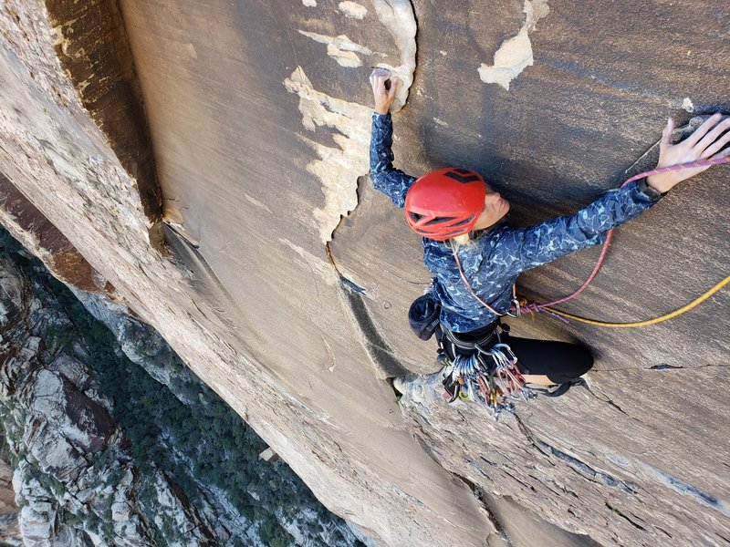 super fun face climbing