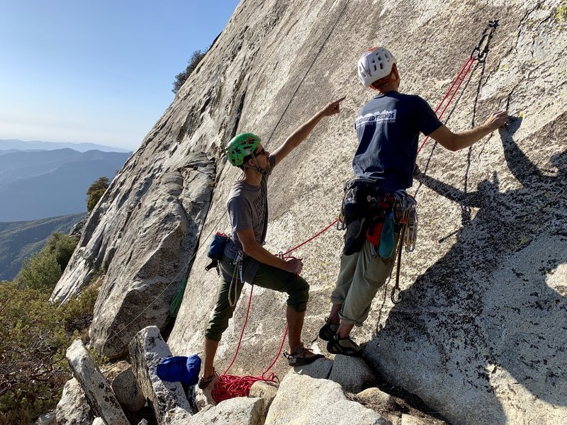 My bro Connor leading 11b finish. I followed this pitch but felt it on par with the first pitch... 4 star pitch