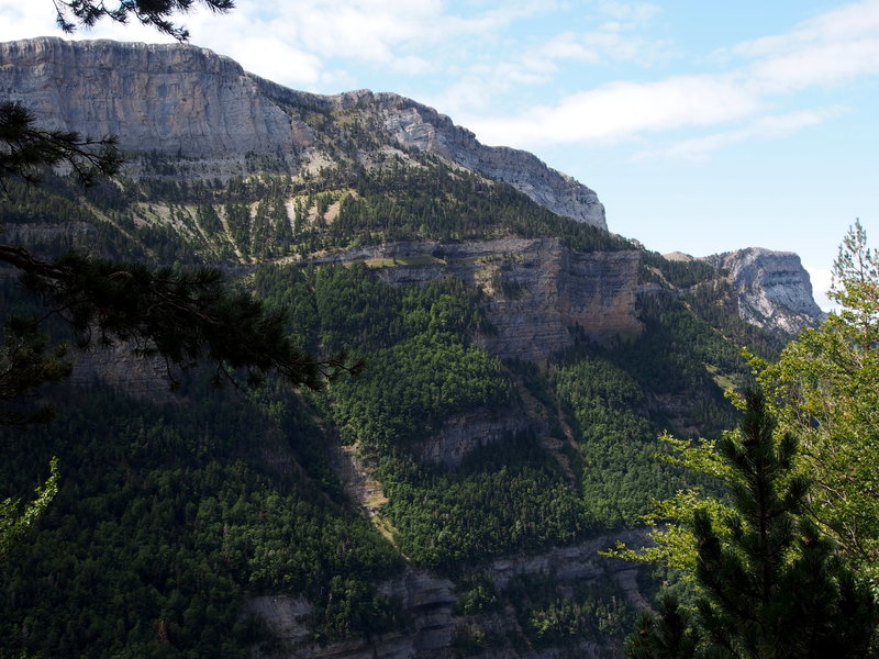 Fruacata Photo 4 - Looking DownValley at the cliffs on the South Wall