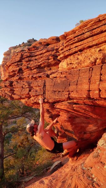 Fun moves on a short steep section