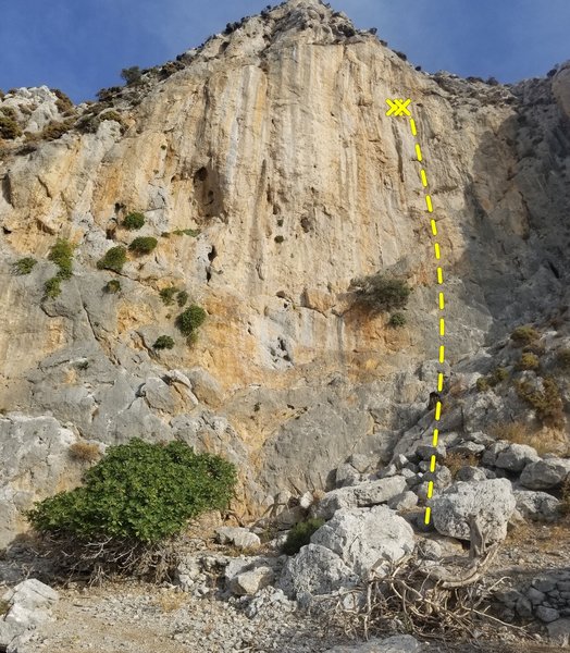 A fun tufa climb.