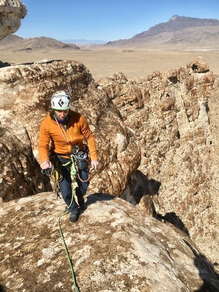James Garret topping out