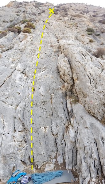 A long and fun route with an amazing view at the top.