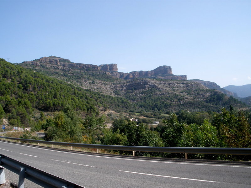 So Much Rock ! (and that's about 1/10th of it !) View from Rt 260 a couple of miles north of La Pobla de Segur