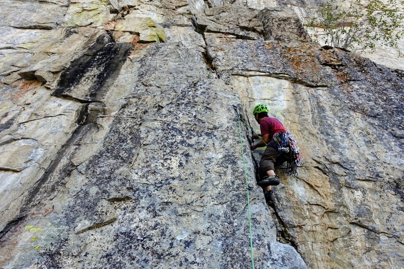 Rock Climb Chalk Addiction, British Columbia