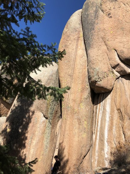 Climb from the base.