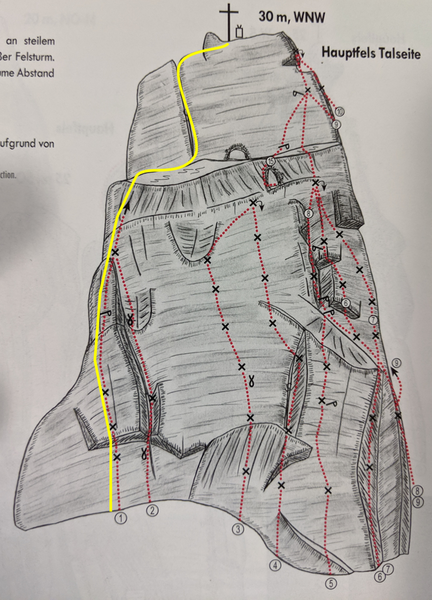 Left most route on Tower