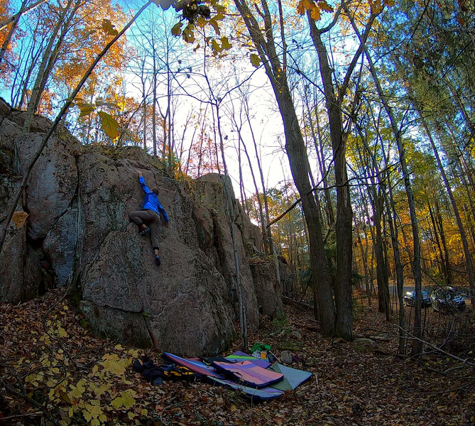 Ben on the 2nd Ascent