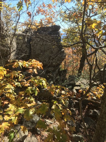 Blowtorch boulder