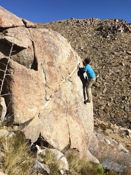 Finally onto some good holds