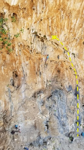 A five star line of overhanging madness.