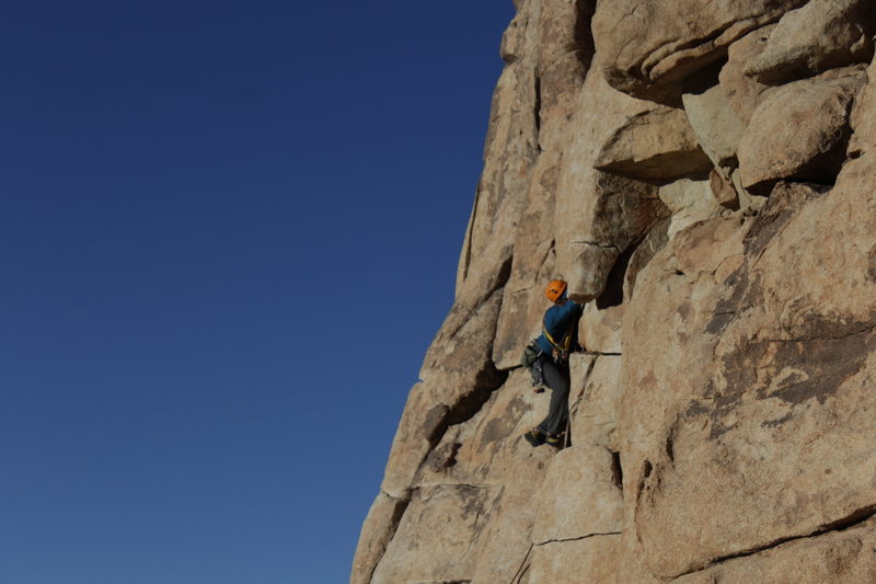 Klein VerHill's first fully trad lead!
