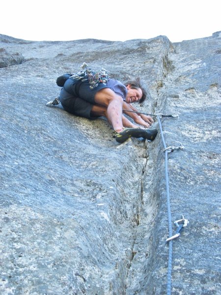 Mike Carville working pitch 3 of SuperBanzai