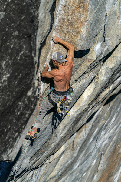 Wes on the crux of Cookie Mix