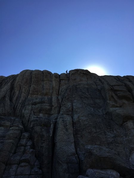 D at the top, just beat the sun
