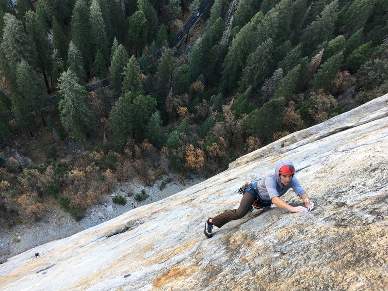 Going for it at the top of pitch five, Stoner's Highway