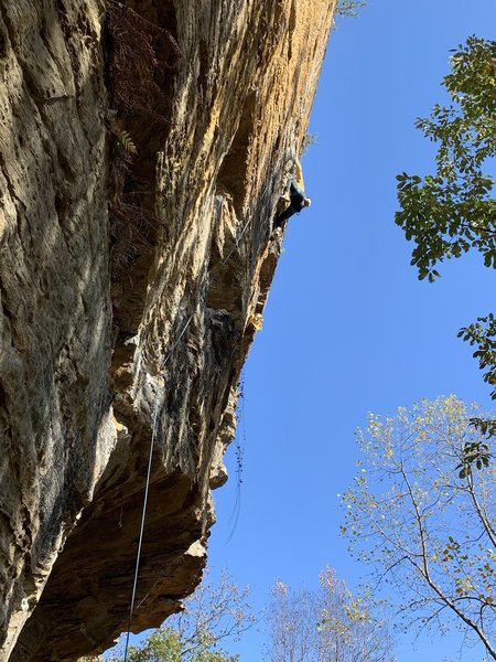 Shane near the second hueco