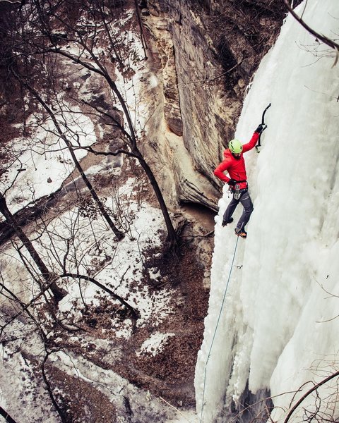 That mythical route up the left side of Tonti Canyon. John Morris photo