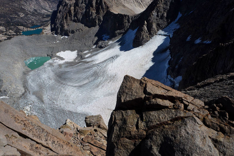 Palisade Glacier from the top of Starlight - Sept 2918