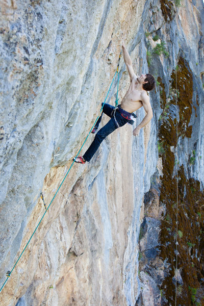 Rock Climbing in Double Overhangs, Redwood Coast