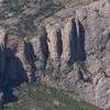 Telephoto of "middle section" of the East Face
