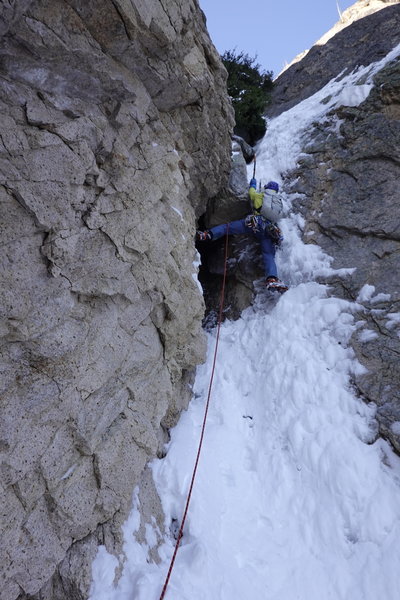 Starting route under early season conditions (Nov2019) Wayne Wallace pic