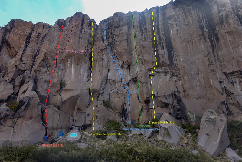 A Section of La Gran Pared in zone 1