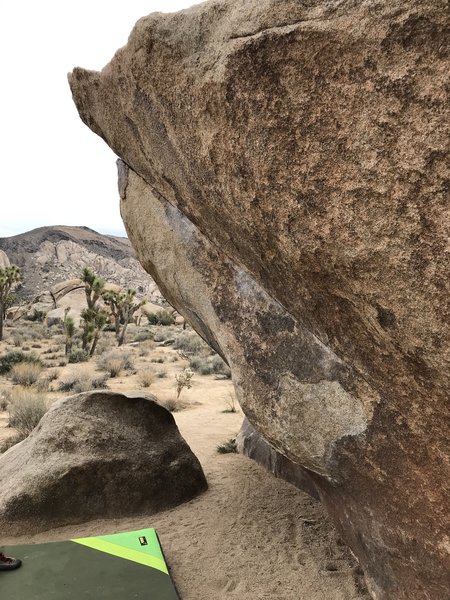 Nicole Overhang, lovely and steep.