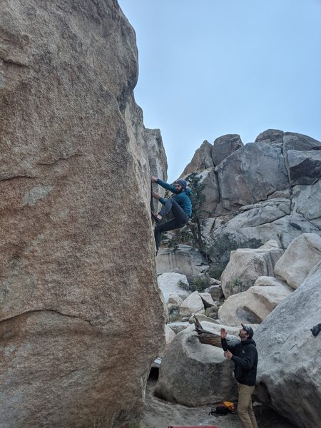 Crux is near the top