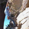 Mike A. bouldering at Shuteye.