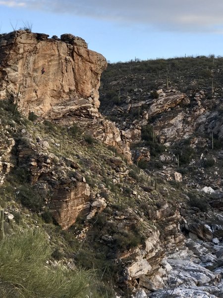 Rock Climb Eye Of The Tiger, Southern Arizona