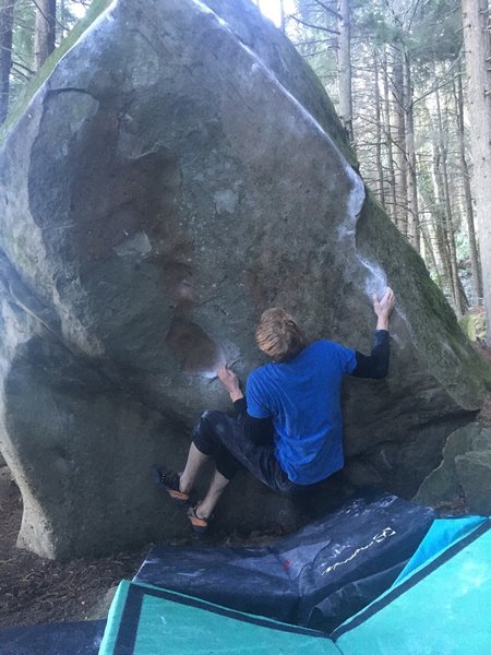 Photo of the boulder