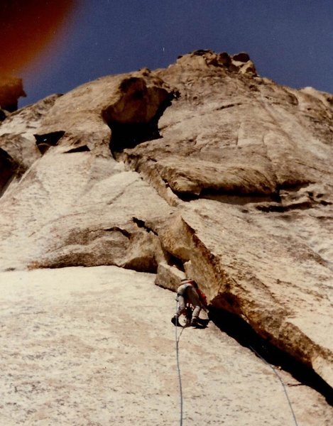 Paul Jakus on Pitch 1 of The American Pillar.