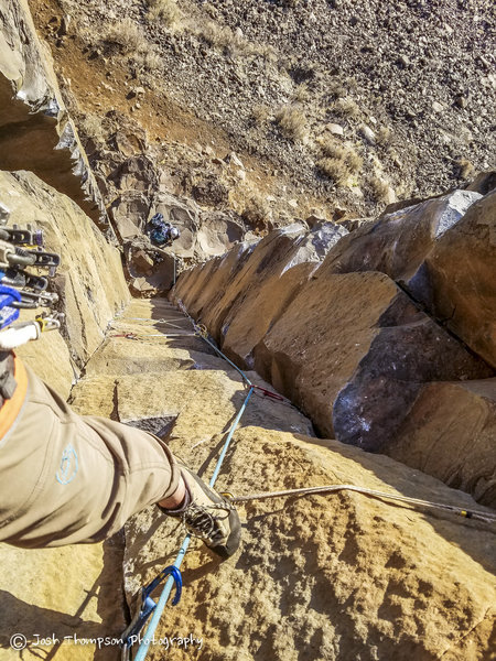 Looking down from the top