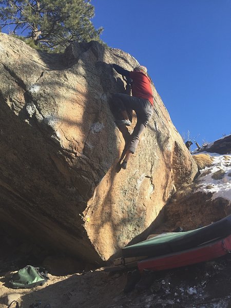 Ethan topping out his unexpected journey