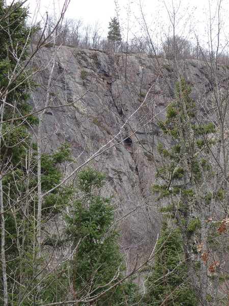 View from the tracks.