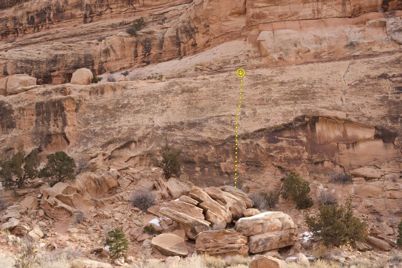 "I'm Rick James, Bitch" on the far LH side of the Jolly Green Giant