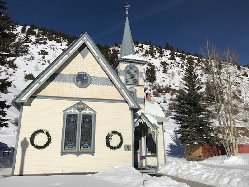 Baptist Church down the street from the Ice Park.
