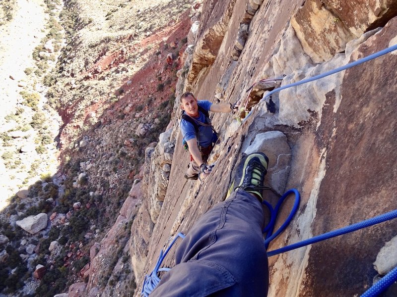 Amazing crack climbing at it's best